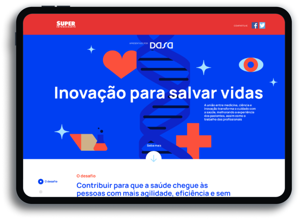 Dasa Desktop mockup