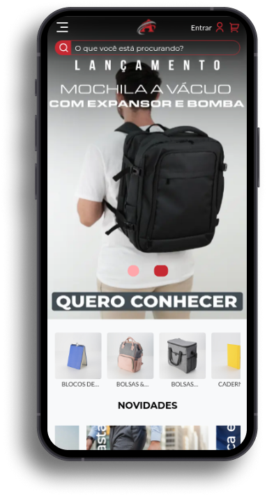 Asia Import Mobile mockup