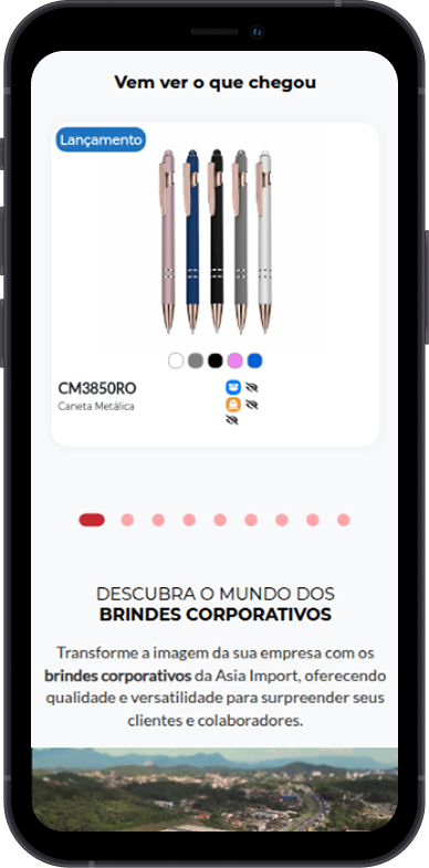 Asia Import Mobile mockup 2