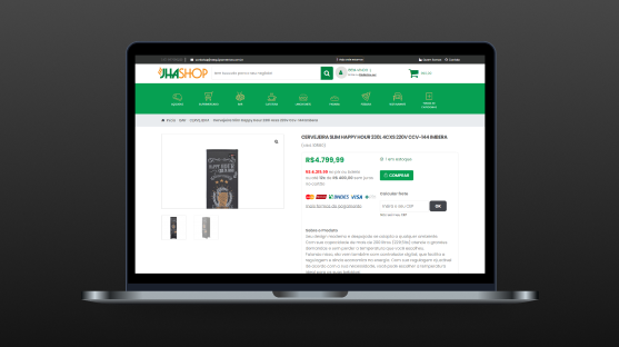 Mockup loja virtual